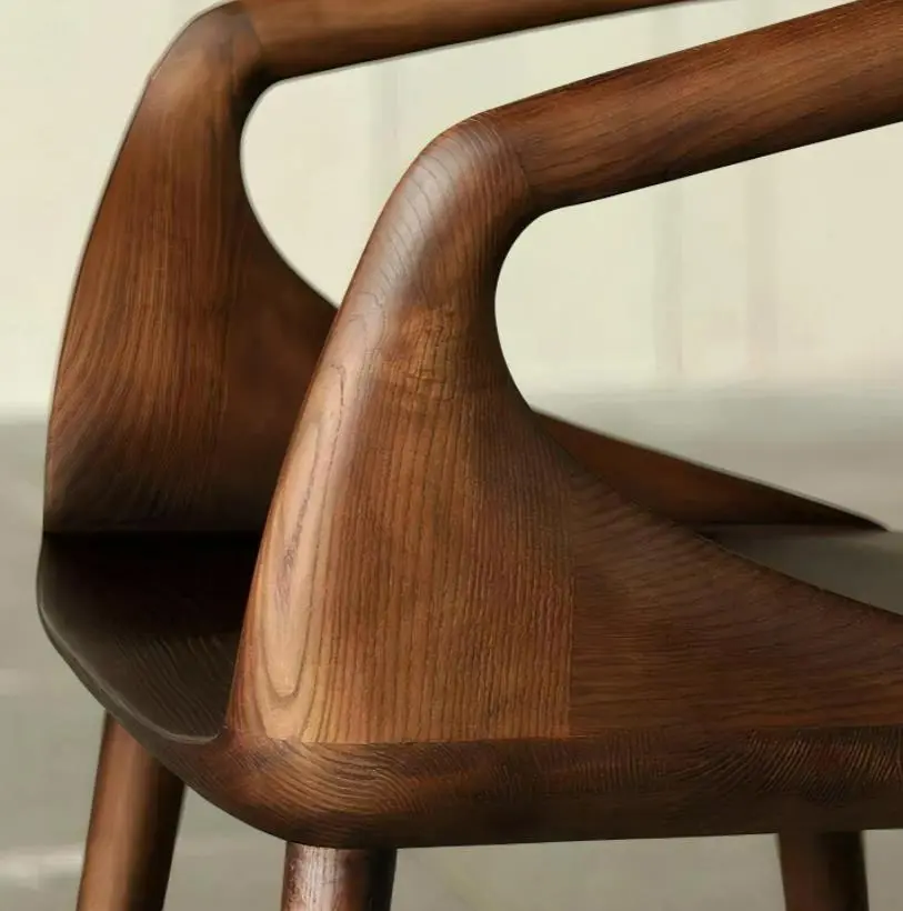 Modern Luxury Rattan Furniture Hotel Restaurant Dining Room Rattan Dining Chair